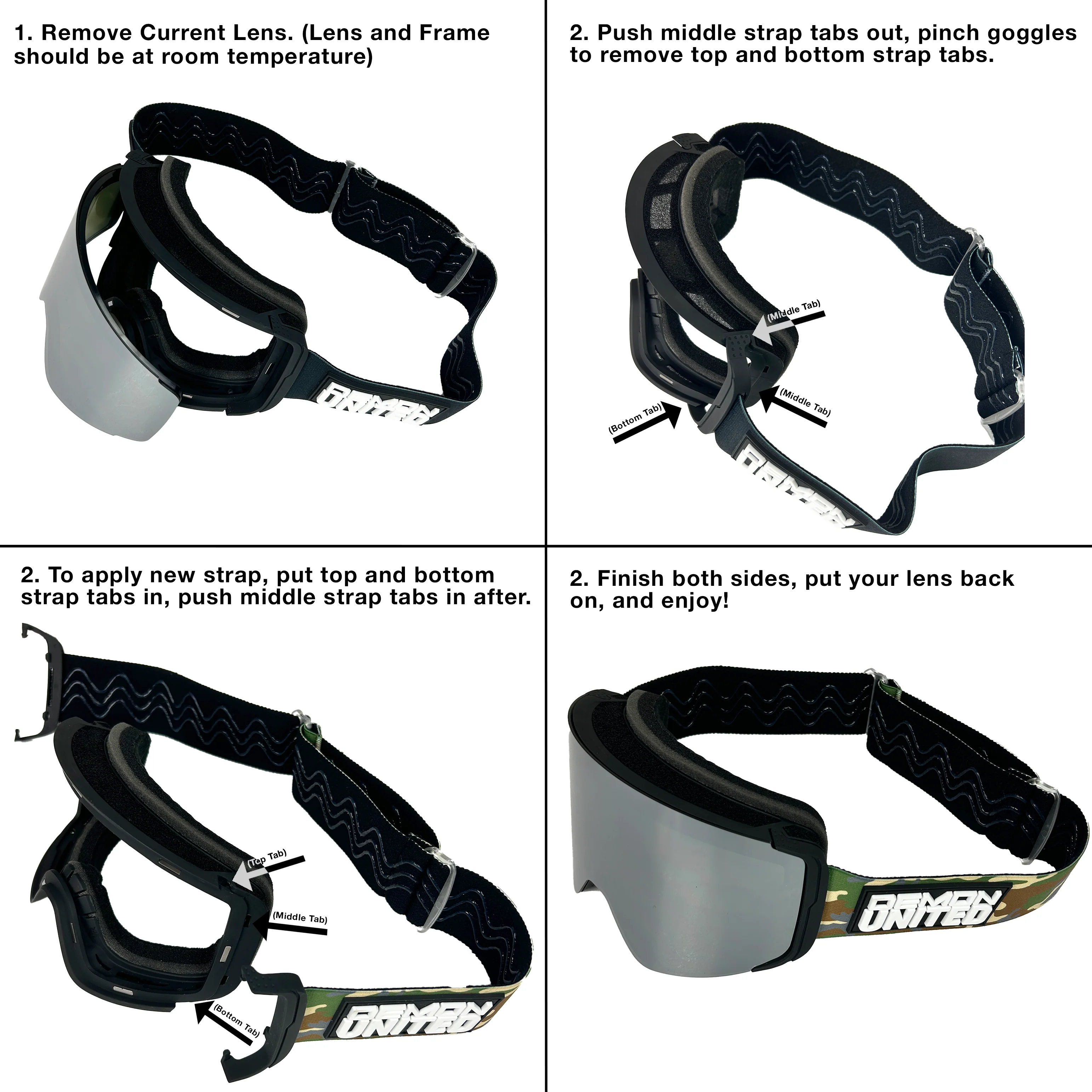 Demon Olive Green Snow Goggle - Image 12
