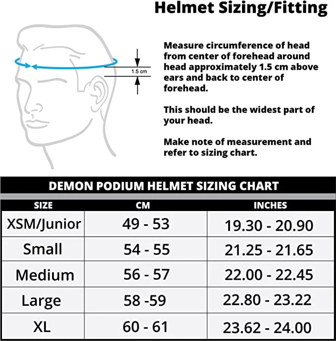 Demon Podium Full Face Bicycle Helmet- Black/Black - Image 5