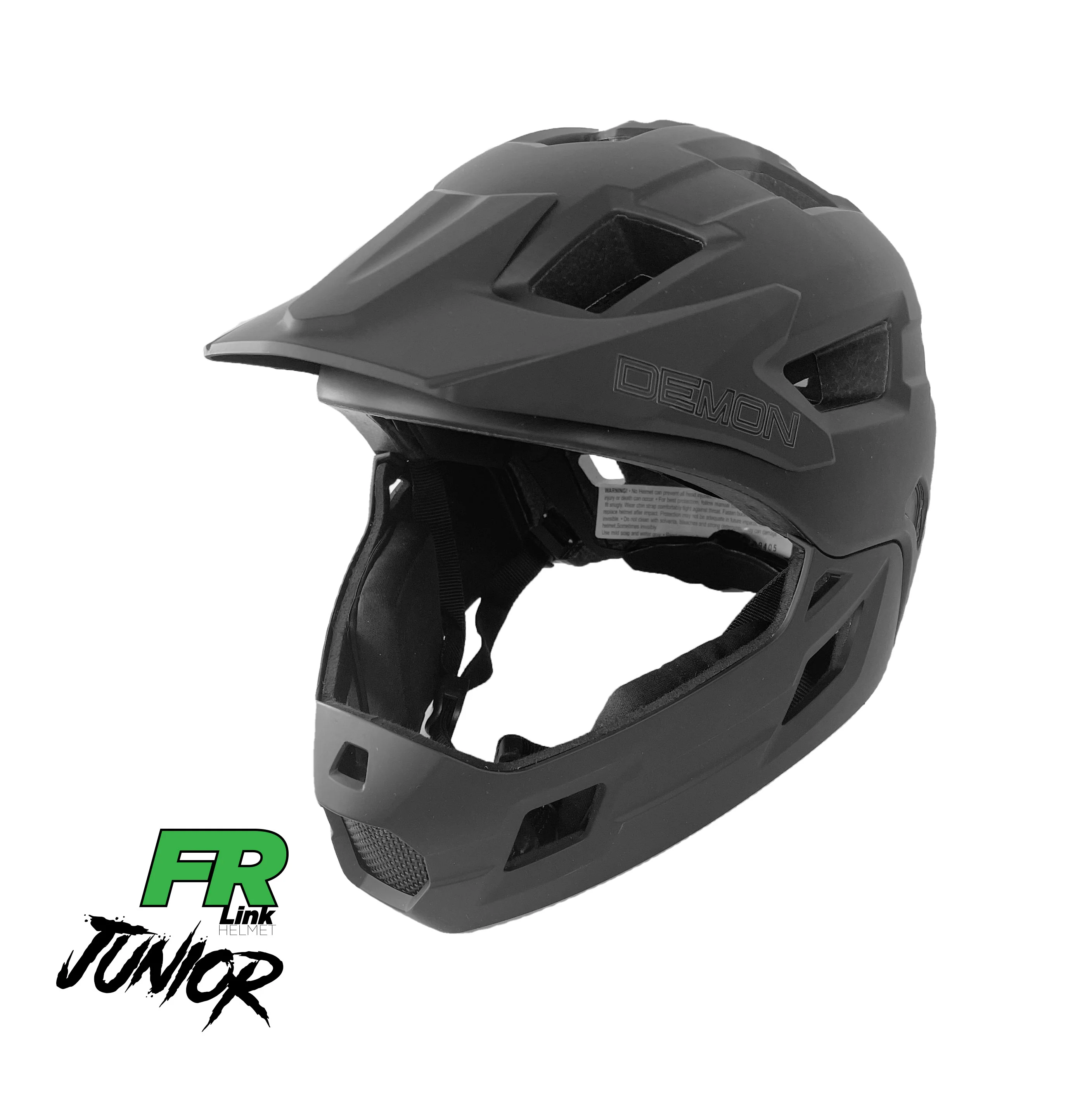 Demon FR Link System Bike Helmet Fullface with Removable Chin Guard - Image 6