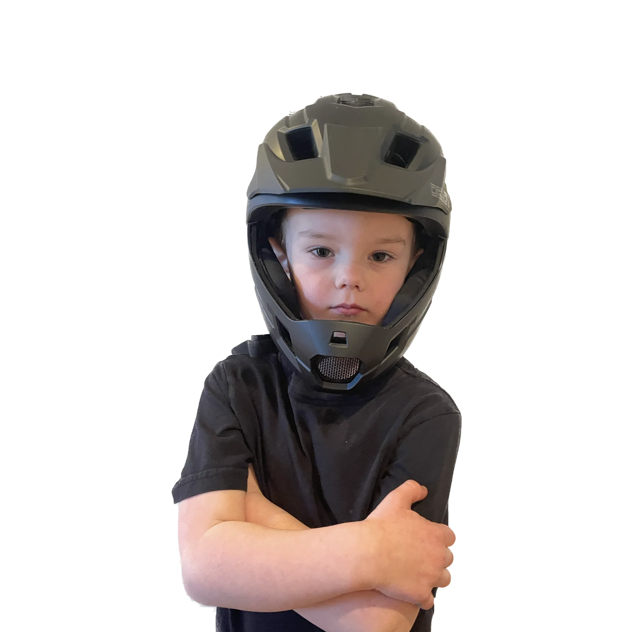Demon United Youth FR Link Bicycle Helmet Fullface with Removable Chin Guard - Image 6