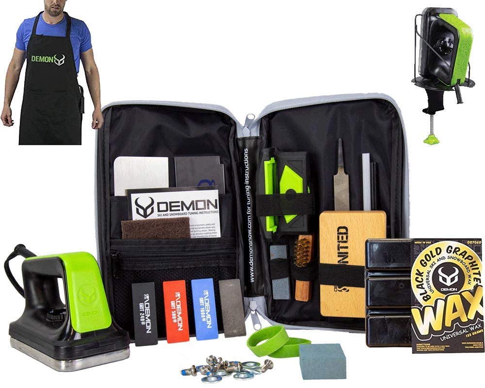 Demon Mechanic Elite - Black Gold Edition Ski Tune Up Kit - Image 2