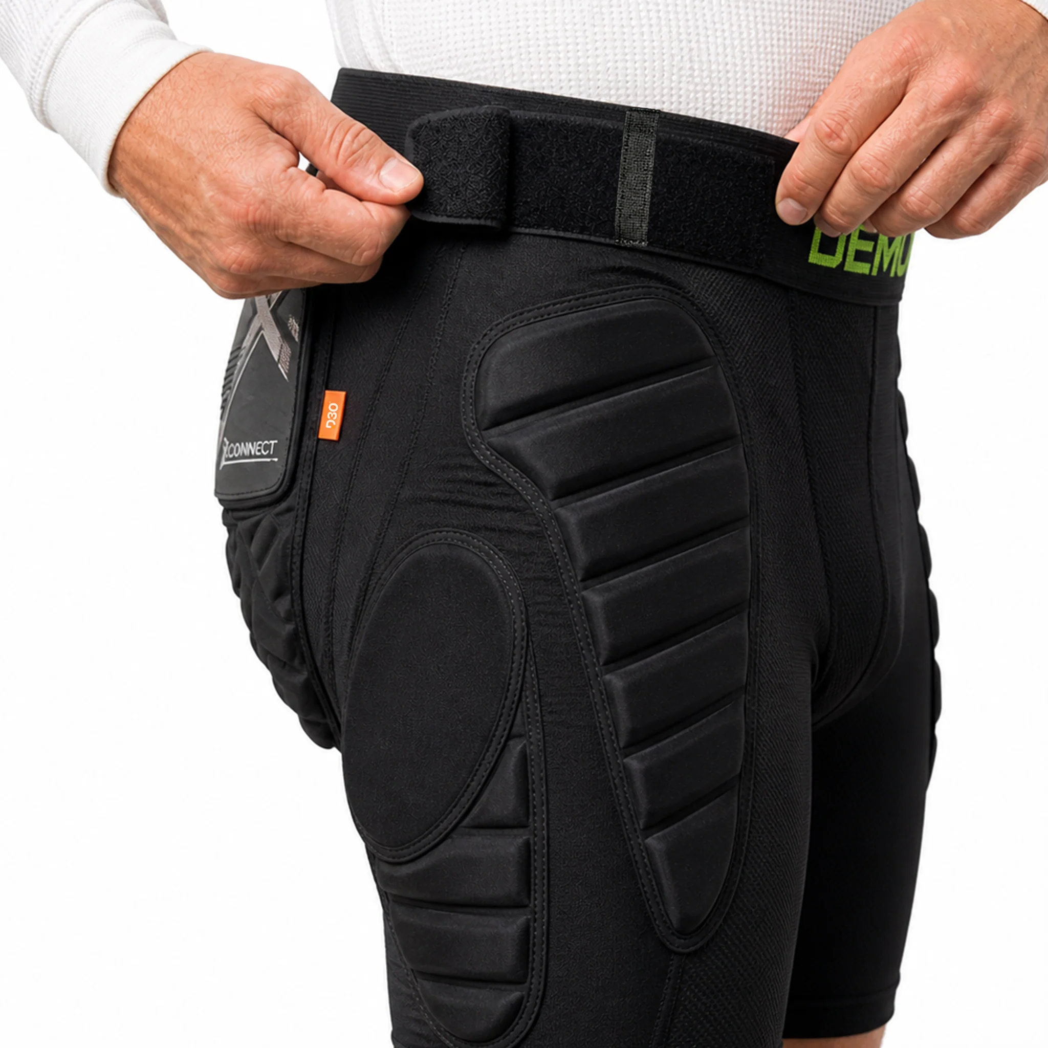 Demon United X V7 D3O® A.I. Savage Ltd. Impact Padded Shorts| Snowboard - Image 5