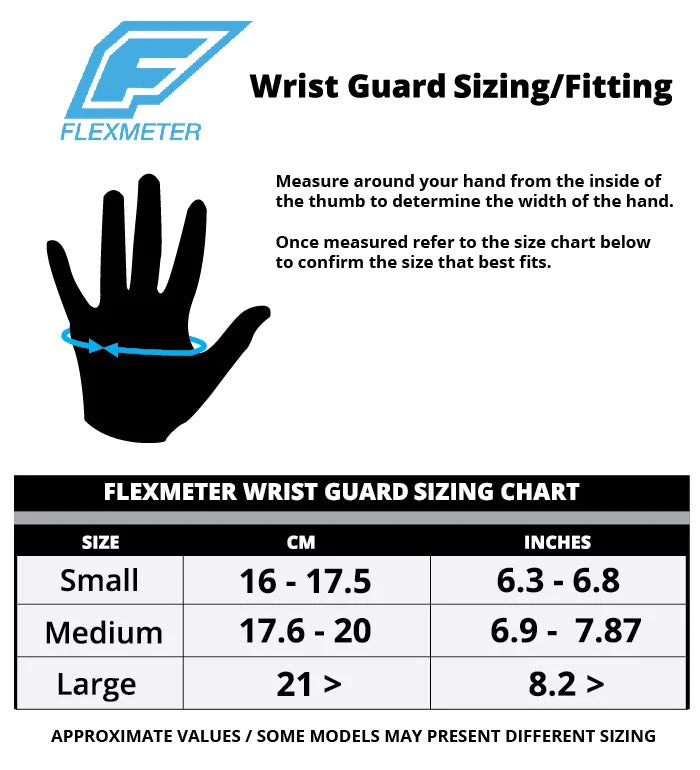 Demon Flexmeter Wrist Guard Single Sided-Sold as a Pair - NO ORIGINAL PACKAGING/TAGS - Image 2